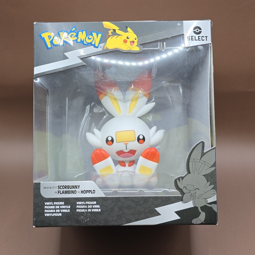 Pokemon  Select  Series - 3 Scorbunny Jazwares Vinyl Figure  - NEW IN BOX